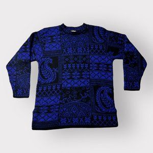 Vintage 1980s Alfred Dunner whimsy goth/grunge sweater